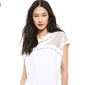 🚫SOLD🚫 Robert Rodriguez  |  white mesh top